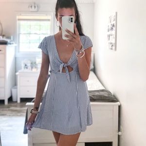 Tied front sundress